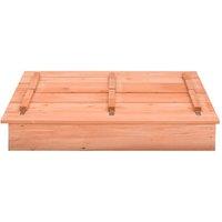 Berkfield Home Sandbox Firwood 95x90x15 cm in Brown | Size: 95 x 90 x 15 cm