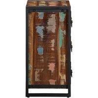Berkfield Home Sideboard 50x35x70 cm Solid Wood Reclaimed in Brown | Size: 50 x 35 x 70 cm