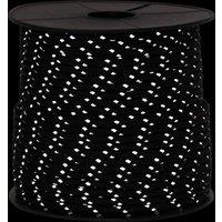 Berkfield Home Tent Guy Rope with Reflective Strips & Spanners 50 m 4 mm in Black