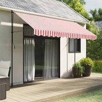 Berkfield Home Replacement Fabric for Awning Valance Red & White Stripe 3.5 m