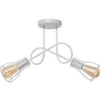 Netlighting Oxford Multi Arm Semi Flush Ceiling Light White 41cm
