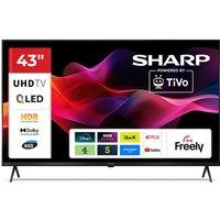 Sharp 43HM5245KB 43 Inch 4K UHD Quantum Dot TiVo Smart TV in Black