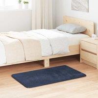 Berkfield Home Shaggy Rug High Pile NAVARRA Navy 60x100 cm Polyester in Blue | Size: Medium
