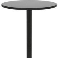 netfurniture Cimoni Noir Round Poseur Table in Black