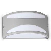 Netlighting Rex Outdoor Flush Wall Lamp Grey 1x E27 IP44