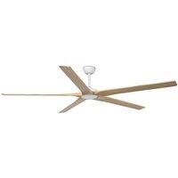 Netlighting Bigwood XL 5 Blade Ceiling Fan Matt White Pine