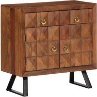 Berkfield Home Drawer Cabinet Honey Brown 70x35x70 cm Solid Wood Acacia | Size: 70 x 35 x 70 cm