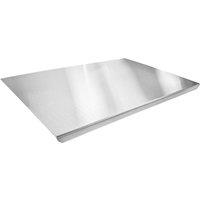 Havendro 1x Stainless Steel Counter Edge Chopping Board 60 x 40cm in Silver | Size: 60 x 40 cm