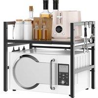 Havendro Single layer Expandable Rack Stand Storage Corner Holder in Black