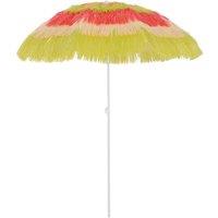 Nordara 1.6m Patio Beach Sun Umbrella Hawaiian Folding Parasol