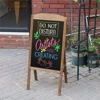 Havendro Brown Sturdy Floor Standing A-Board Frame Pavement Sign