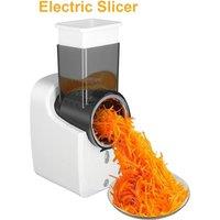 Nordara Electric Salad Slicer Fruit Cutter Vegetable Grater Chopper Maker in White