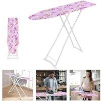 Nordara Large Strong Folding Ironing Adjustable Height Board in Pink