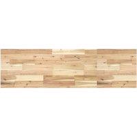 Berkfield Home Bathroom Vanity Top Untreated 140x40x4 cm Solid Wood Acacia in Brown | Size: 140 x 40 x 4 cm