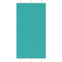 Berkfield Home Pleated Blind Petrol Green 100x200 cm Fabric Width 99.4 cm Polyester
