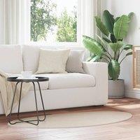 Berkfield Home Rug "HUARTE" Short Pile Soft & Washable Beige 80x150 cm | Size: Medium