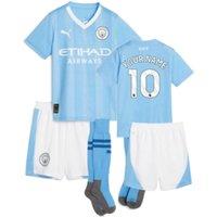 Manchester City FC 2023 2024 Man City Home Mini Kit (Infant) Your Name in Blue | Size: 1-2 Years