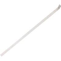 Teco Galv Lat Restraint Strap CE 900mm x 100mm - Box of 10 in Silver