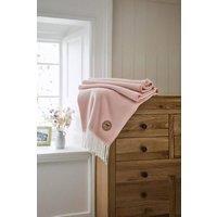 The Lyndon Company Arcadia Throw Supersoft 470gsm Jacquard Throw in Pink | Size: 130 cm x 170 cm