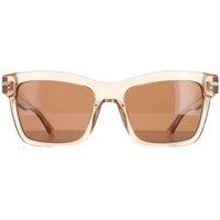 Serengeti Square Pink Champagne Mineral Drivers Polarized Winona