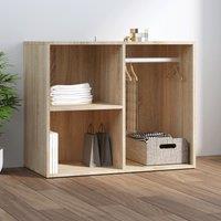 Berkfield Home Dressing Cabinet Sonoma Oak 80x40x65 cm Engineered Wood in Brown | Size: 80 x 40 x 65 cm