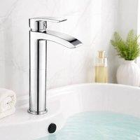 Bathroom Kingdom Belini Chrome High Rise Basin Mixer Tap in Silver