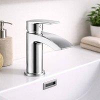 Bathroom Kingdom Belini Chrome Basin Mixer Tap in Silver