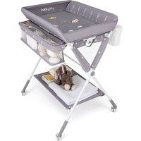 Costway Diaper Changing Station Foldable Baby Changing Table in Grey