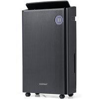 Gymax Dehumidifier for Basement 4 Modes De-humidifier With Wheels & Timer in Black