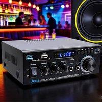 Ventryn 600W Bluetooth Stereo Amplifier HIFI 2CH USB in Black