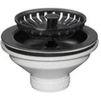 EONLION Matt Black Kitchen Sink Basket Strainer Waste Accessory