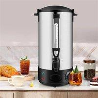 Nordara Stainless Steel Tea Urn Electric Catering Hot Water Boiler in Silver
