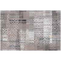 The Rug Shop UK Natural Cream Modern Abstract Easy to Clean Mat in Beige | Size: 50 cm x 150 cm