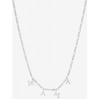 Inicio Women's Sterling Silver Plated Mama Necklace - Gift Pouch