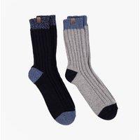 Totes Toasties Men's Chunky Twist Wool Blend Boot Socks Boot Socks