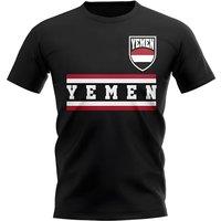 Cook Islands Men's Mens Yemen Core Football Country T-Shirt Black | Size: 2XL