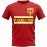 Cook Islands Men's Mens Macedonia Core Football Country T-Shirt Red | Size: Medium