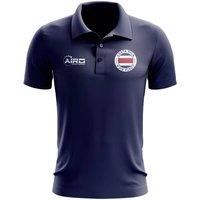 Costa Rica Men's Personalised Football Polo Shirt in Navy | Size: XL
