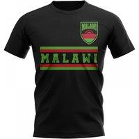 Cook Islands Men's Mens Malawi Core Football Country T-Shirt Red in Black | Size: Large