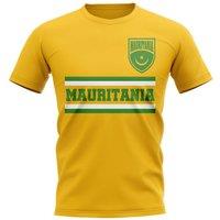 Cook Islands Men's Mens Mauritania Core Football Country T-Shirt Yellow | Size: Small