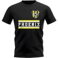 Newcastle United FC Men's Mens Wellington Phoenix Core Football Club T-Shirt Black | Size: 2XL