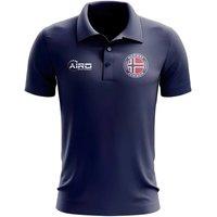 Norway Men's Mens Football Polo Shirt in Navy | Size: Medium