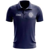Greece Men's Personalised Football Polo Shirt in Navy | Size: XL