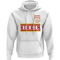 Newcastle United FC Men's Mens Sikkim Core Football Country Hoody White | Size: 2XL