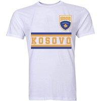 Cook Islands Men's Mens Kosovo Core Football Country T-Shirt White | Size: Large