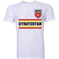 Cook Islands Men's Mens Kyrgyzstan Core Football Country T-Shirt White | Size: Large