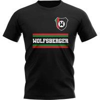 Newcastle United FC Men's Mens Wolfsberger AC Core Football Club T-Shirt Black | Size: Medium