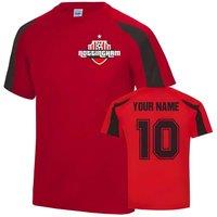 Nottingham Forest Men's Mens Your Name Nottingham Forrest Sports Training Jersey Red | Size: Medium