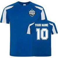 St Johnstone Men's Mens Your Name Sports Training Jersey Blue | Size: Medium