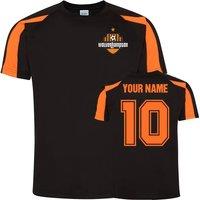 Wolves Men's Mens Your Name Sports Training Jersey Black | Size: Small